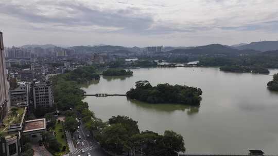 惠州惠城区航拍空镜