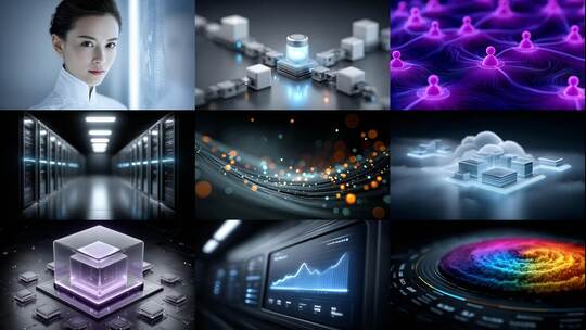 智能医疗数据链云端赋能高清在线视频素材下载