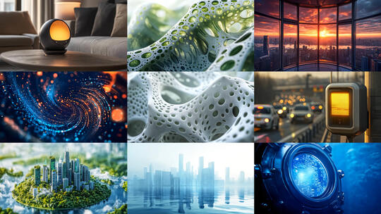 物联网传感器生物技术未来概念3高清在线视频素材下载