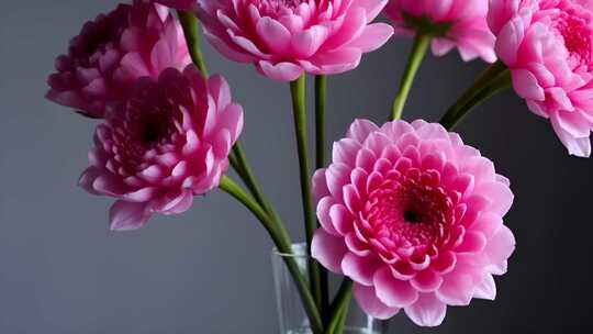 粉色花朵微距特写