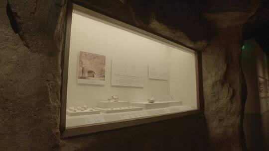 辽宁省博物馆中的古人类展示LOG