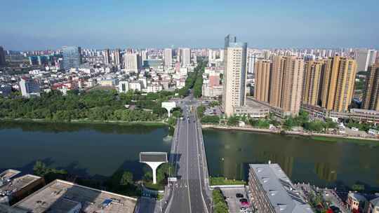 江苏宿迁城市风光航拍