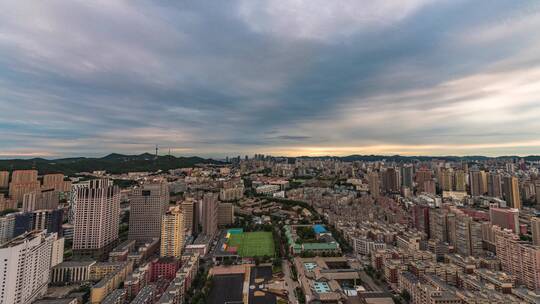 大连中心裕景城市风光延时