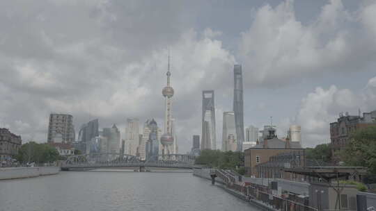 上海外滩 上海东方明珠视频素材模板下载