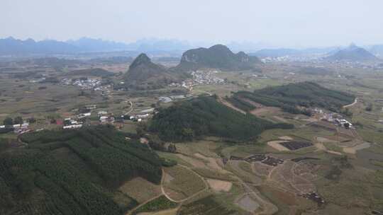 广西柳州塞隆妙景屯农村航拍