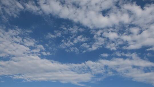 漂亮美丽的蓝天白云空镜头