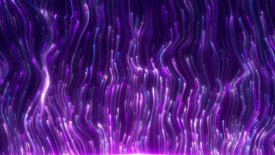 紫色辉光粒子流