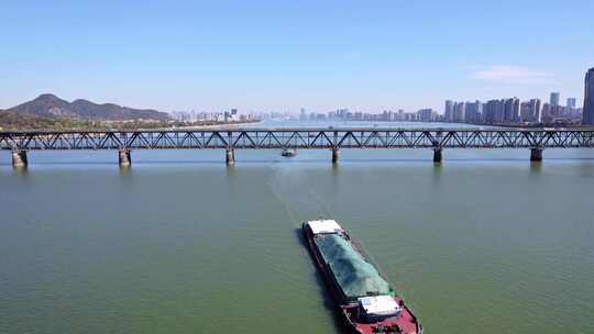 杭州钱江一桥两岸大全景