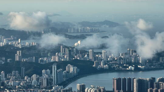 珠海澳门横琴粤澳深度合作区航拍