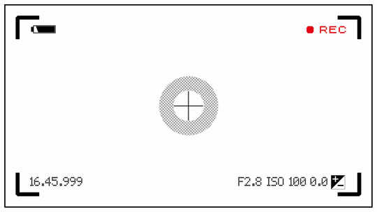 摄像机镜头取景器界面动画视频素材模板下载