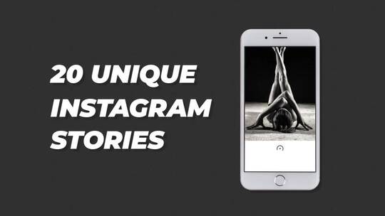 Instagram故事包分屏促销清新动感AE模板