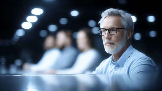 专业团队会议讨论未来发展战略