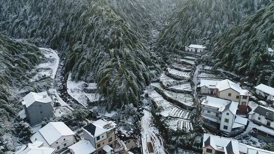 衢州七里雪景