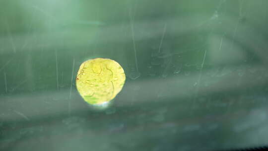 下雨 雨滴 水流 玻璃 空镜头 窗户 特写