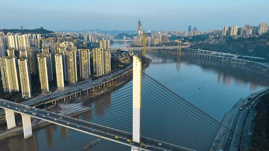 重庆石门大桥航拍视频