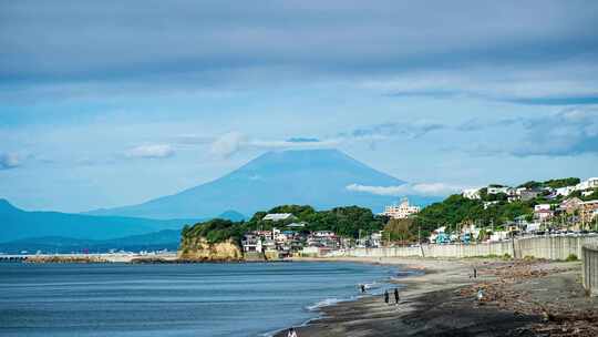 富士山 江之岛延时