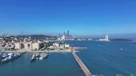 青岛中国人民解放军海军博物馆航拍