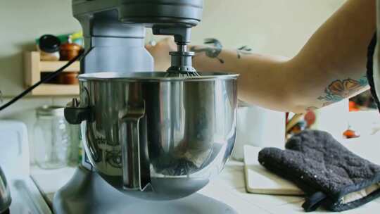 家庭厨房烘焙和面机搅拌4K
