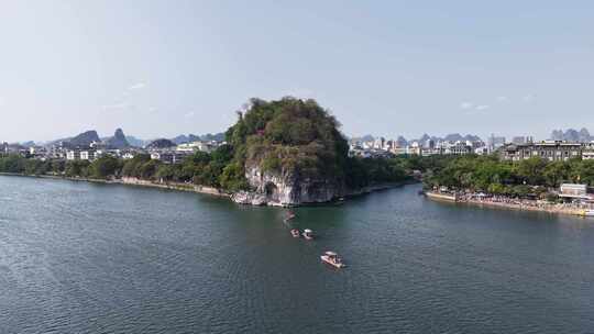 桂林象鼻山航拍