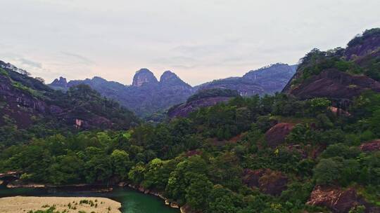 福建南平武夷山航拍