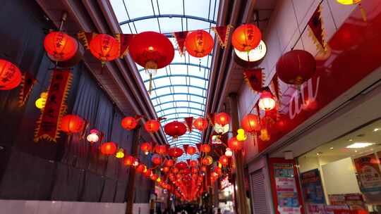 长崎，节日，日本，灯光