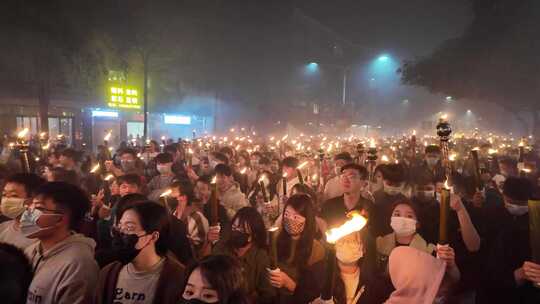 揭阳习俗 阳美火把节 潮汕营老爷