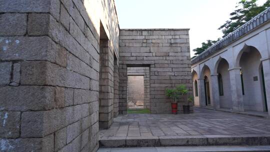 泉州清净寺建筑内部细节特写实拍伊斯兰教