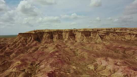 蒙古戈壁沙漠峡谷景观