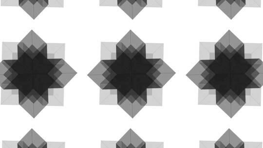 黑白几何变化