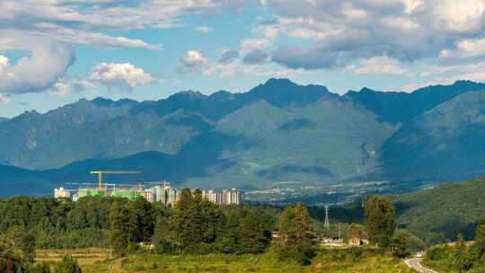 【6K】蓝天白云山川大地