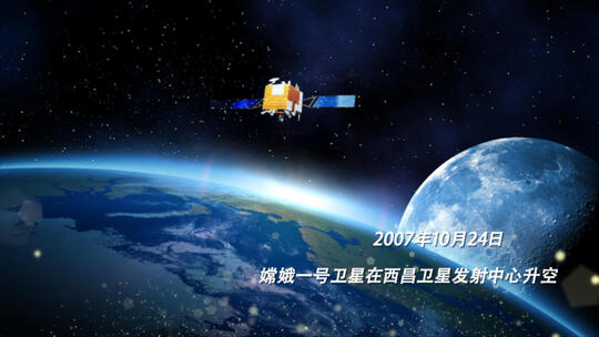 中国航天历程，企业历程ae模板
