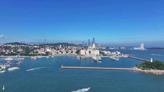 青岛中国人民解放军海军博物馆航拍