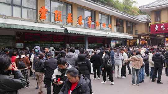 4k飞来峰灵隐寺售票处