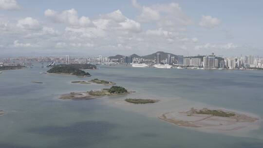 航拍厦门海沧区