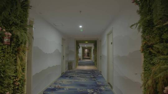 宾馆酒店房间环境LOG视频素材