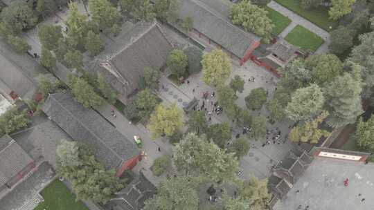 河南洛阳白马寺航拍