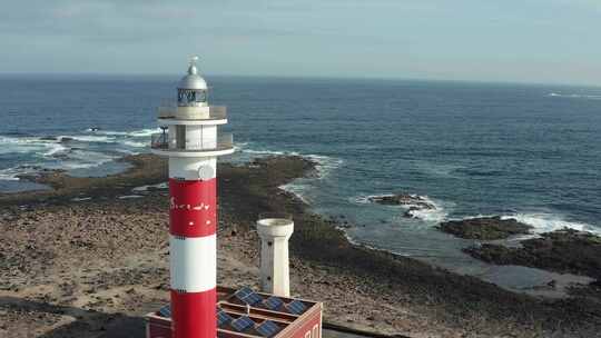 灯塔，富埃特文图拉，海洋，海