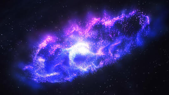 宇宙银河星星星光粒子特效时空4KAE工程