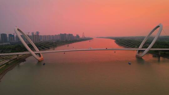 南京之眼步行桥航拍风光 合集