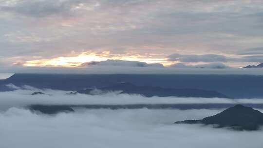 干净空镜广告唯美航拍大景城市山川