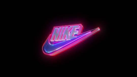 耐克Nike赛博朋克未来科技感特效合成素材