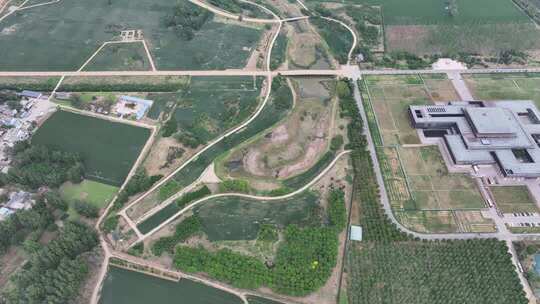 河南省洛阳市二里头夏都遗址航拍