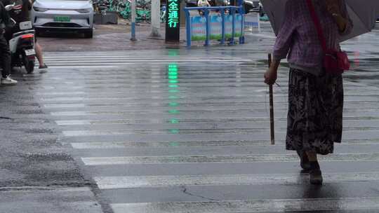 雨天 下雨 城市风光 写意 台风 雨中景色