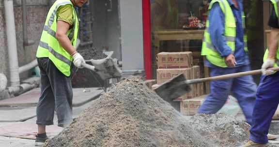 道路维修工人