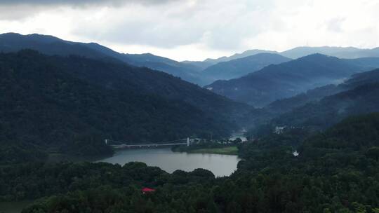 高清4K山川湖泊水库航拍