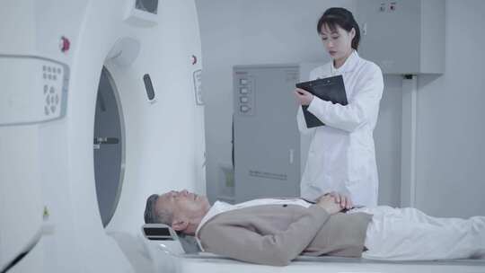 CT检查 身体检查视频素材模板下载