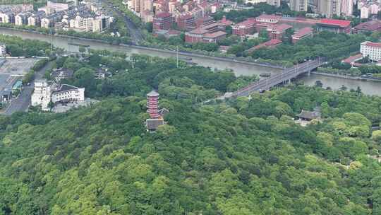 无锡惠山惠山古镇惠山寺自然景观