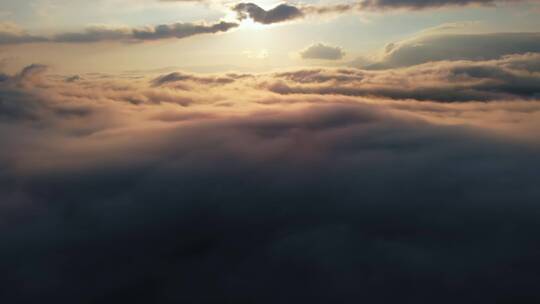 4K天空云海太阳转场空镜日出日落夕阳