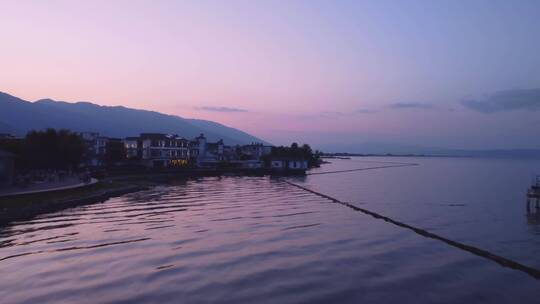 「航拍」云南大理磻溪村18弯 洱海傍晚合集