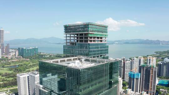 深圳高新科技园建设中的大厦